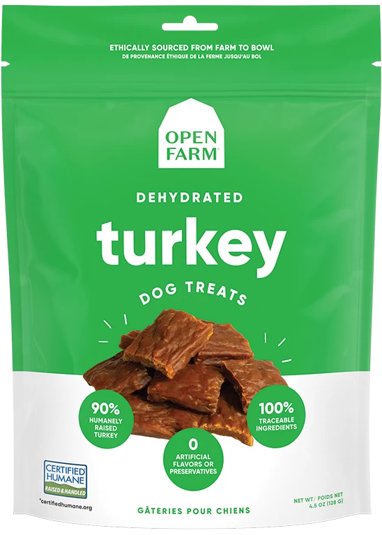 Open Farm Dehydrated Grain Free Turkey Dog Treats 2 Open Farm Dehydrated Grain Free Turkey Dog Treats - Image 2