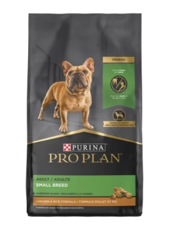Purina Pro Plan Adult Small Breed With Probiotics, Shredded Blend Chicken & Rice Formula Dry Dog Food