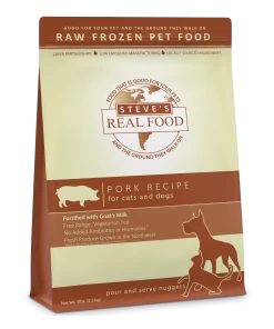 Steve's Real Food Raw Frozen Pork Diet Food For Dogs & Cats 11 Steve's Real Food Raw Frozen Pork Diet Food For Dogs & Cats -Dog Supply Store Pork5Front 1200x 2edf4b45 2795 49d5 9271 e4482a1dd8db
