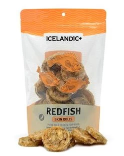 Icelandic+ Redfish Skin Rolls Dog Treats