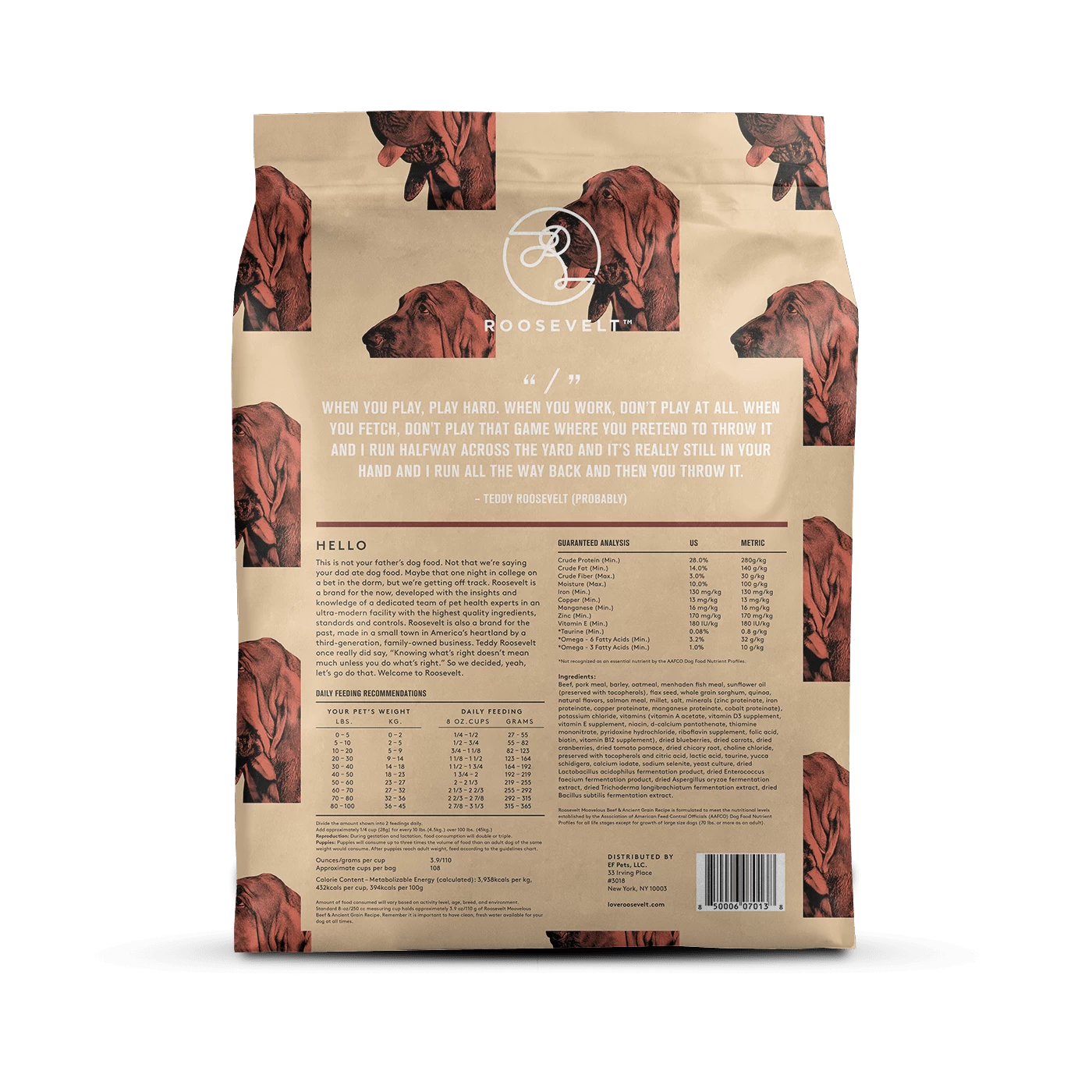 Roosevelt Moovelous Beef & Ancient Grain Recipe Dry Dog Food 2 Roosevelt Moovelous Beef & Ancient Grain Recipe Dry Dog Food - Image 2