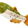 Fluff & Tuff Ruby Rainbow Trout Plush Dog Toy