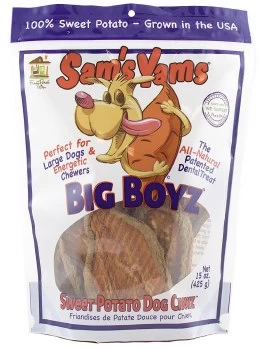 Sam's Yams Big Boyz Sweet Potato Chew Treats For Dogs 2 Sam's Yams Big Boyz Sweet Potato Chew Treats For Dogs - Image 2