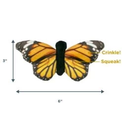 Dog Supply Store -Dog Supply Store butterfly with squeaker sizing