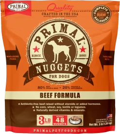 Primal Raw Frozen Beef Formula For Dogs