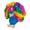 Tall Tails Plush Peacock With Squeaker Dog Toy