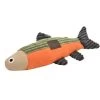 Tall Tails Plush FIsh Sage & Orange Dog Toy