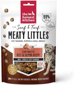 The Honest Kitchen Surf & Turf Meaty Littles Beef & Salmon Treats For Dogs
